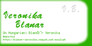 veronika blanar business card